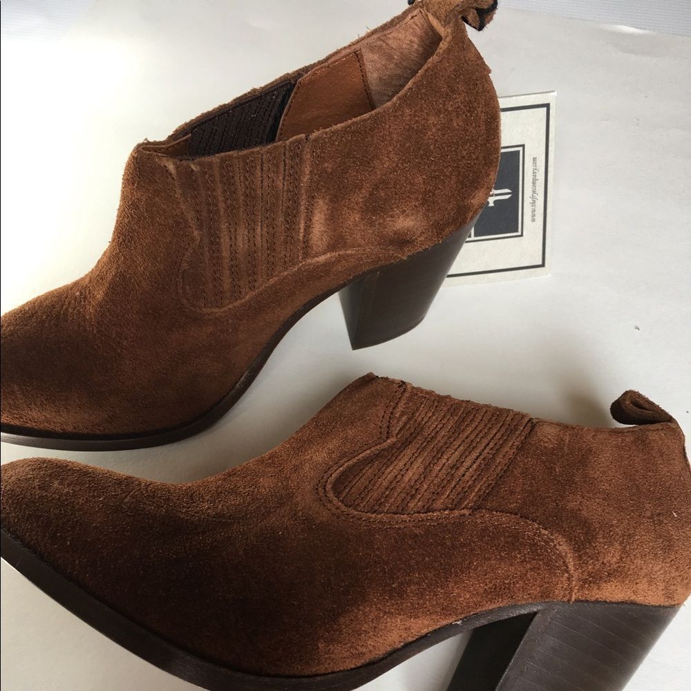FRYE LLANA OIL RUBBER BOOTIES NIB 278.00 SIZE 7